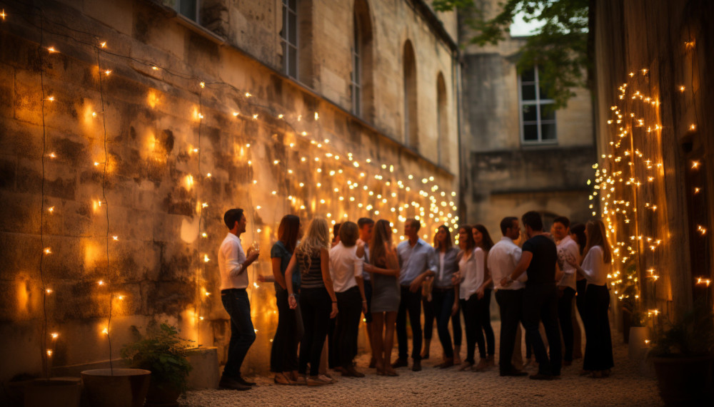 Divers - La lumière dans une soirée organisée à Bordeaux